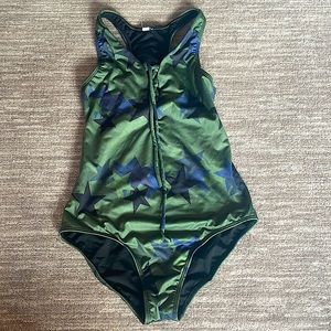 Submarine swim full piece swimsuit